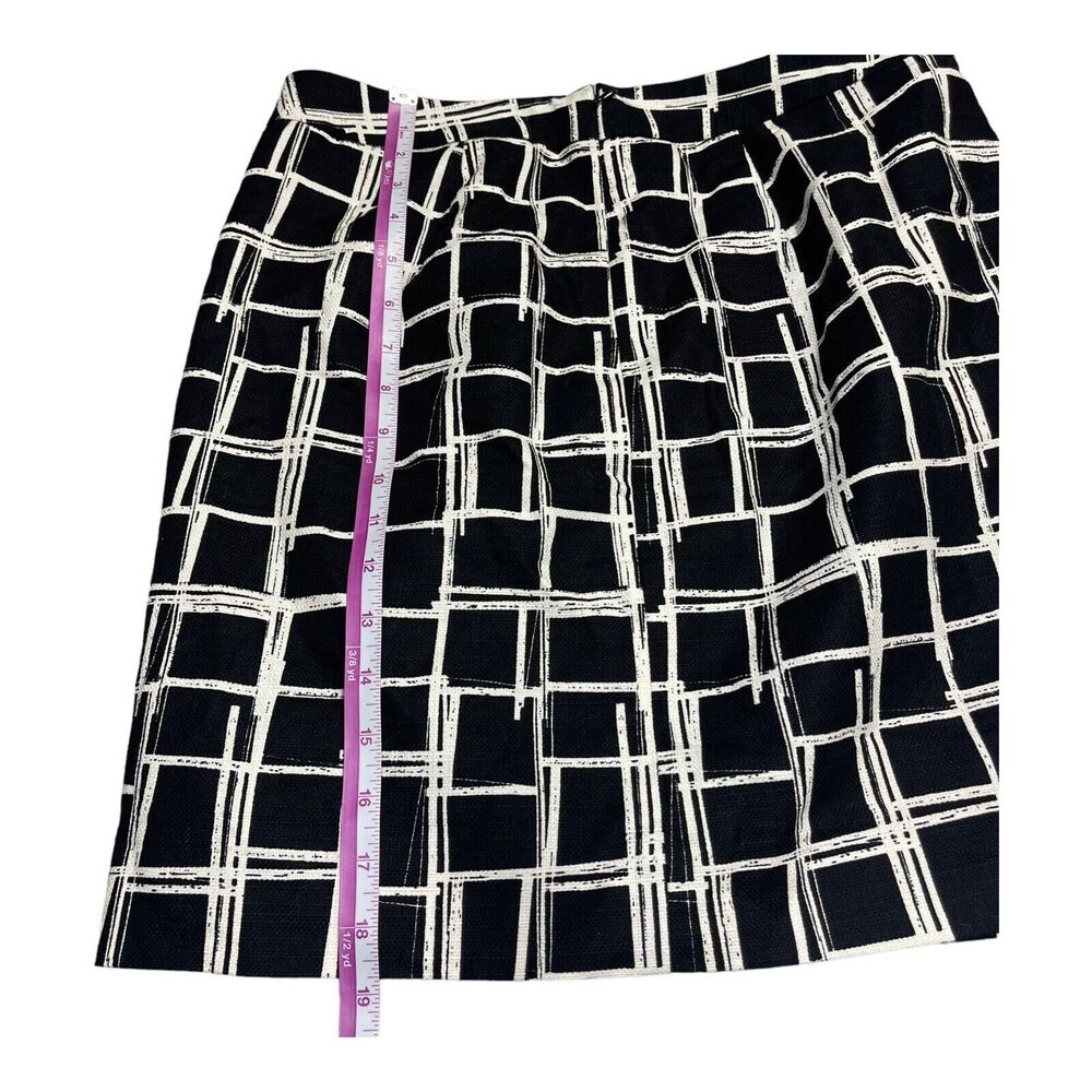 GAP Black & White Checkered Short Skirt Women’s Size 2 - Picture 5 of 8